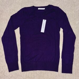 NWT Stitches & Stripes Peekaboo Sweater Small